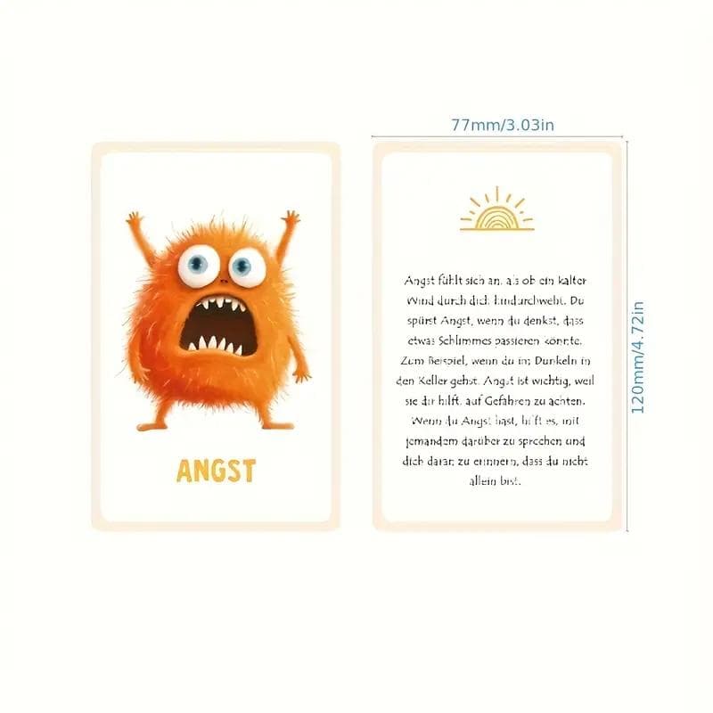 Puzzle Emotion Cards - Cute Design Emotion image 11