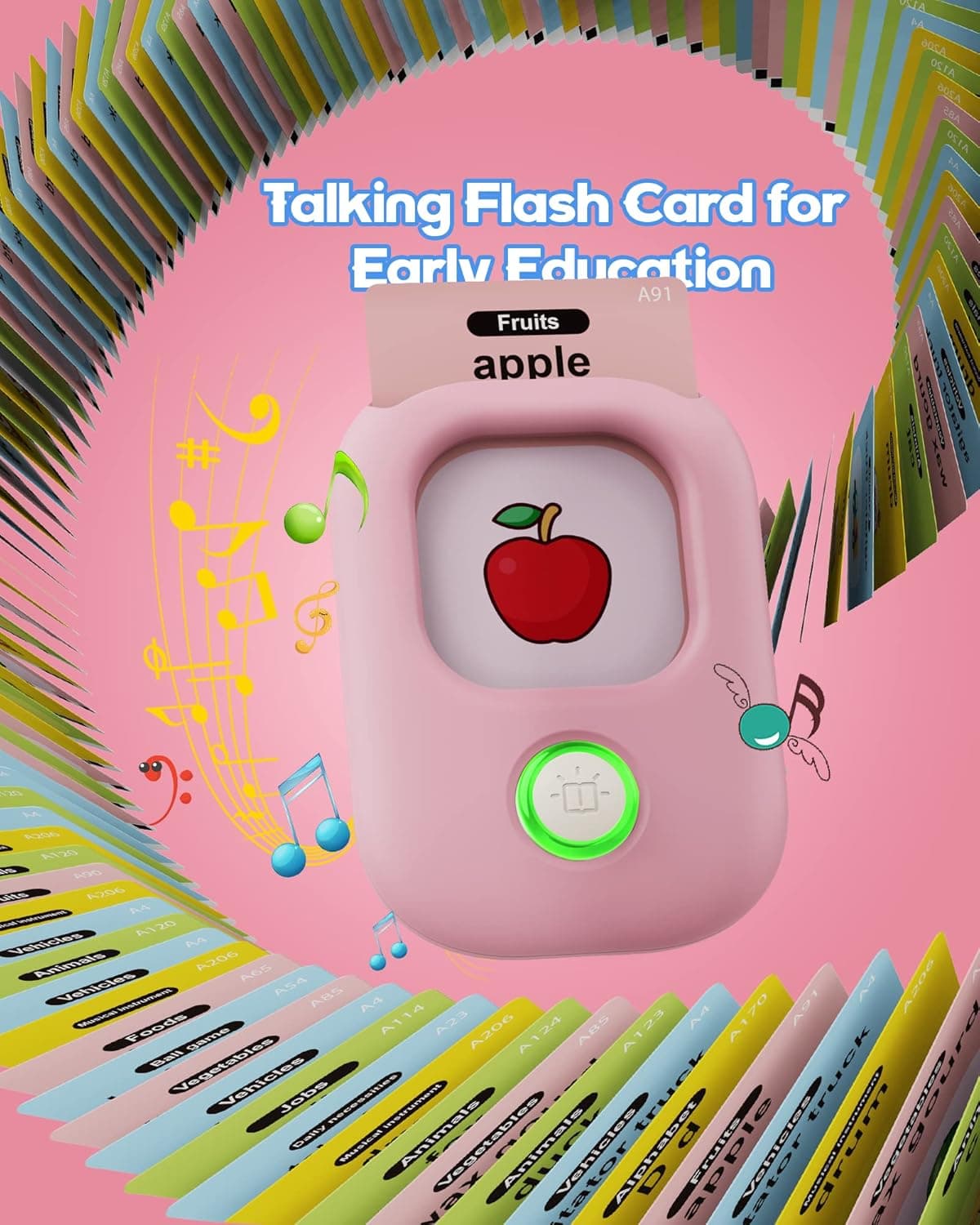 Talking Flash Cards,Kids Toddler Flash Cards With image 2