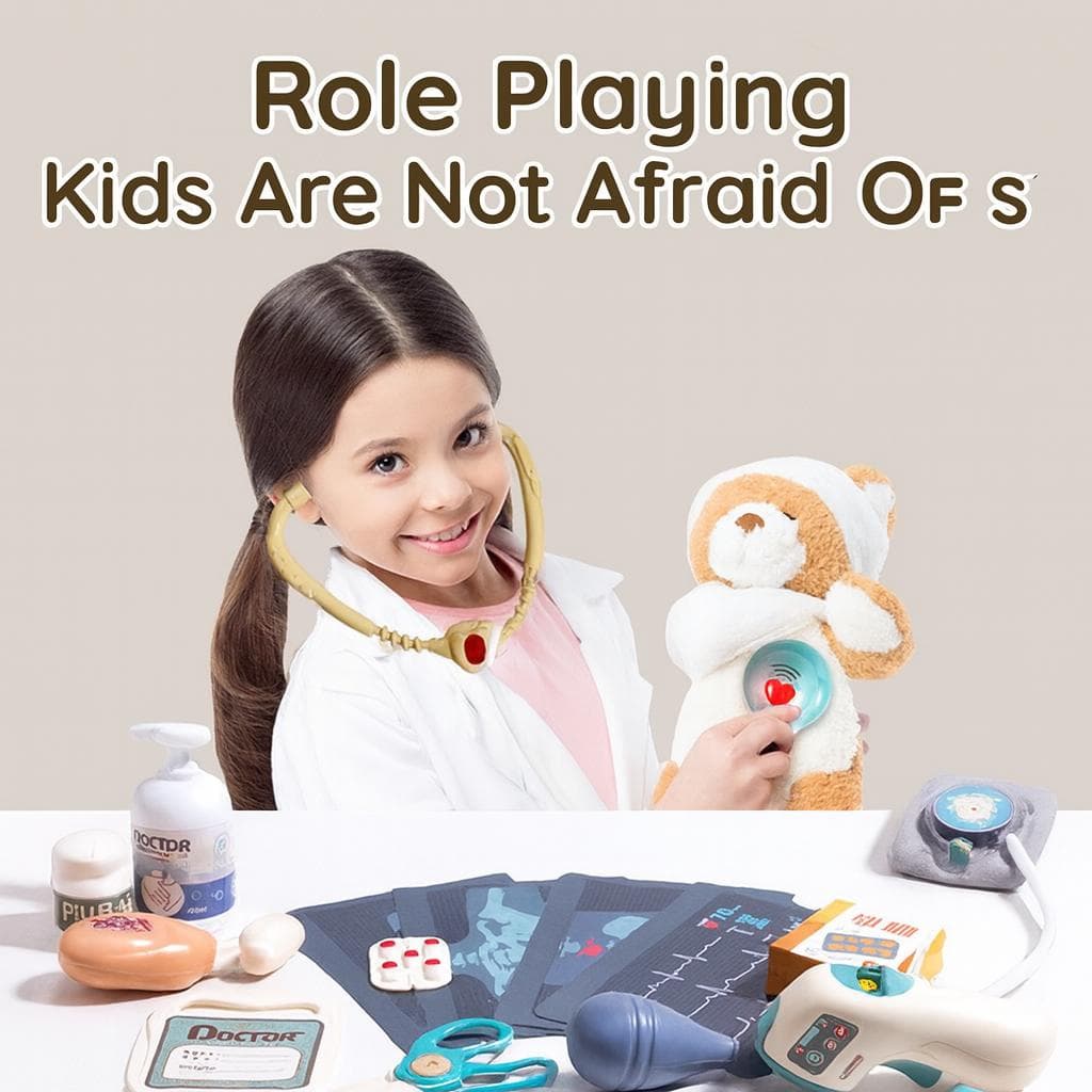 Portable Doctor Toy Set For Kids With image 12