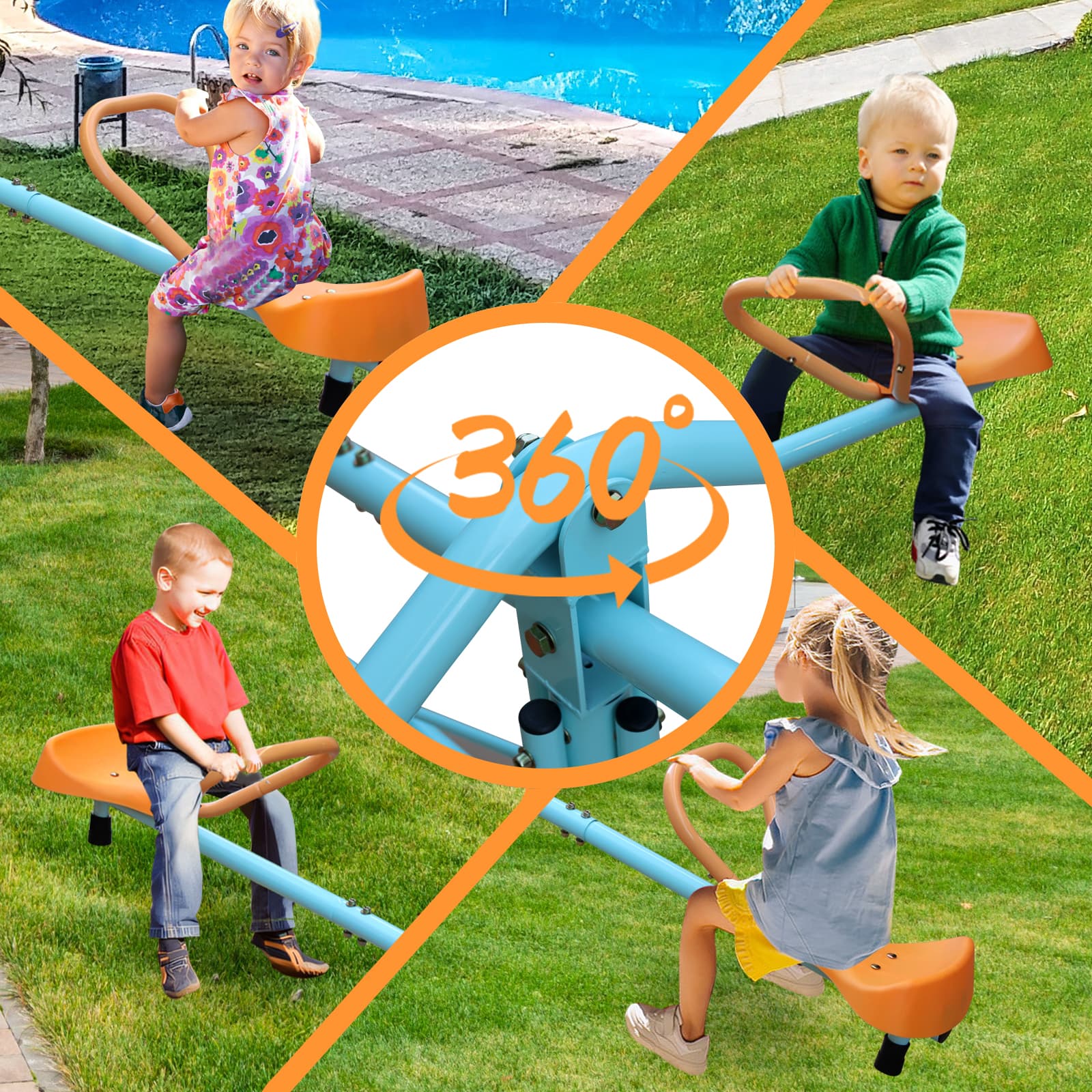 Outdoor Children's Rotating Seesaw image 10