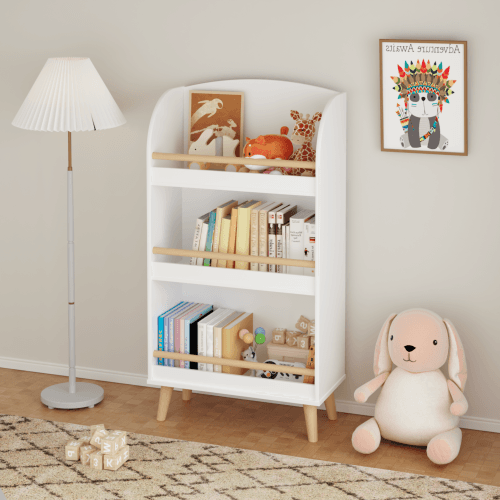 Fiber Board Children's 3-layer Bookshelf image 7