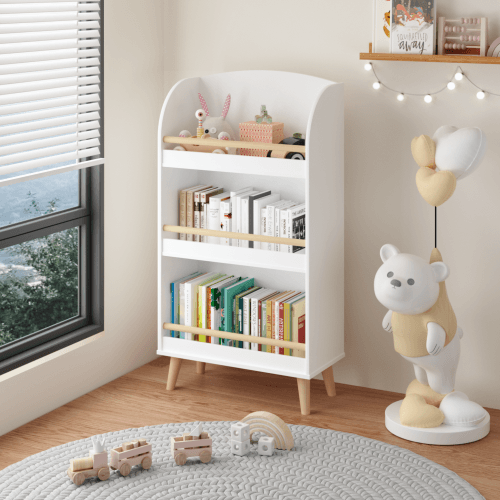 Fiber Board Children's 3-layer Bookshelf image 8