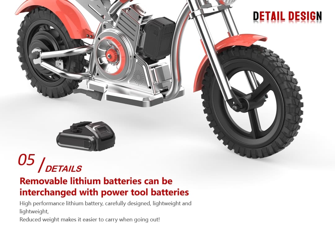 Kids Motorcycle 12Inch Electric Bike Small Size image 8