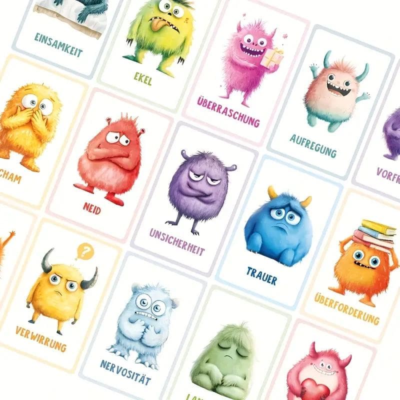 Puzzle Emotion Cards - Cute Design Emotion image 5