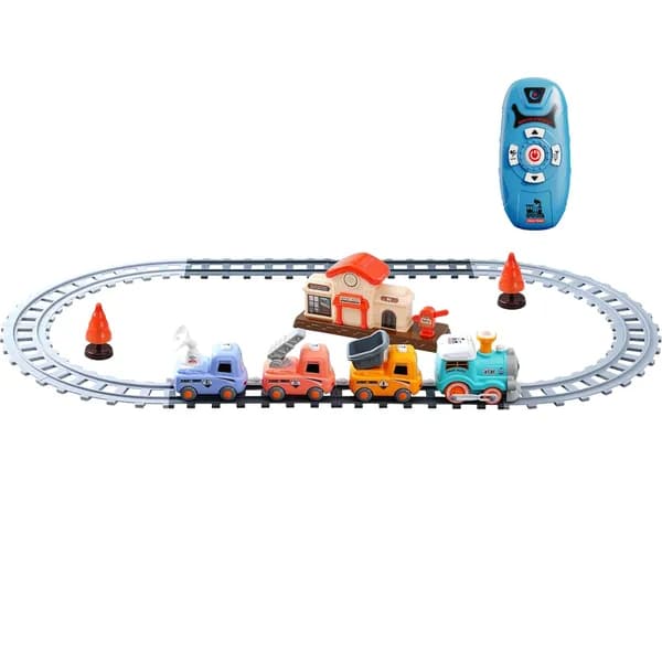 Electric Train Set With Smokes Light Sound image 13