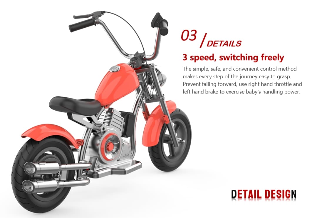 Kids Motorcycle 12Inch Electric Bike Small Size image 6