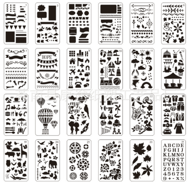 Full English version of calligraphy stickers image 21