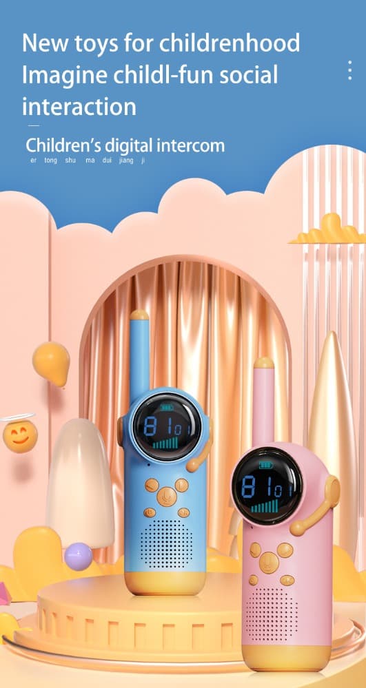 Blue And Pink Walkie-talkies - Two Packs image 6