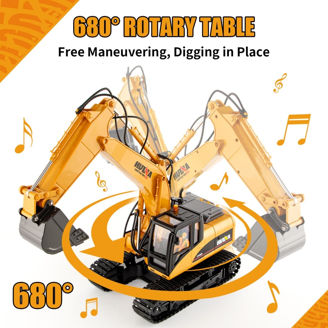 Huina 1535-1 1-14 RC Excavator image 3