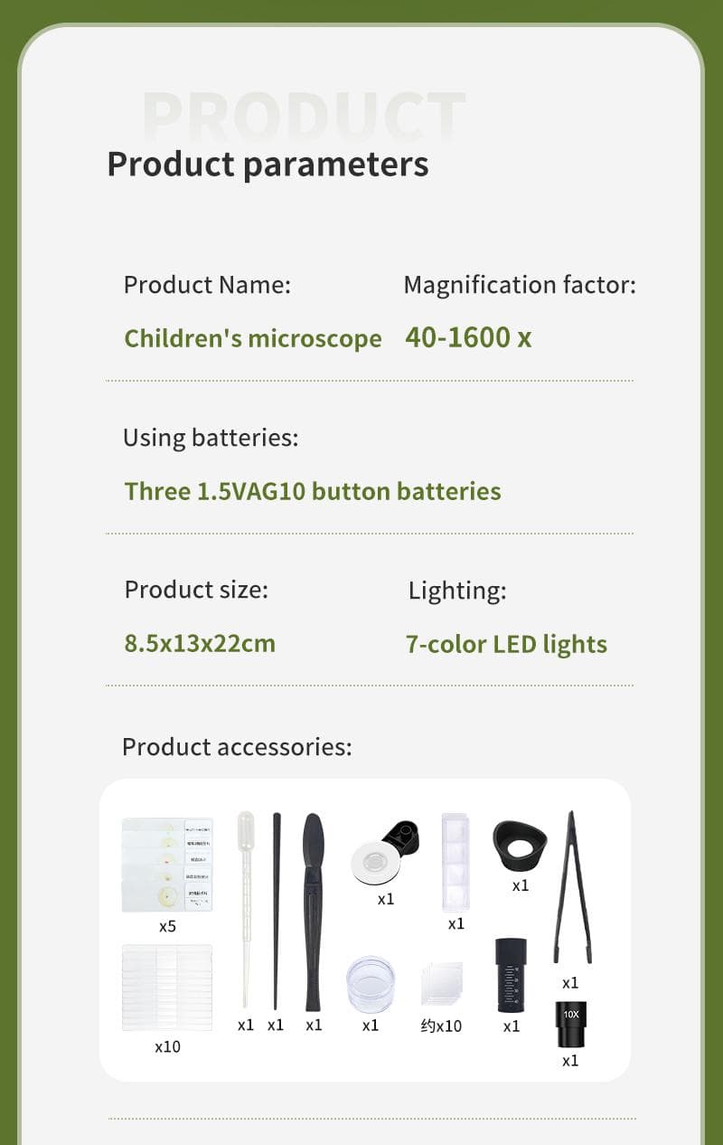 Microscope Professional Model 40X-16000X White,Please Note That image 9