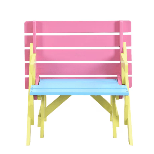KID'S MULTI-FUNCTIONAL ARM CHAIR,TABLE 2 BENCHES image 6
