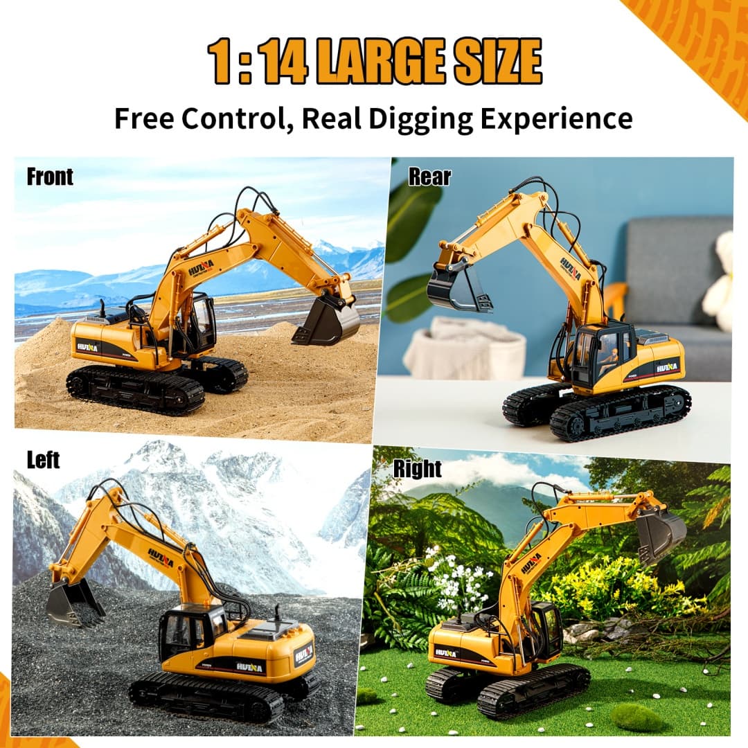 Huina 1535-1 1-14 RC Excavator image 5