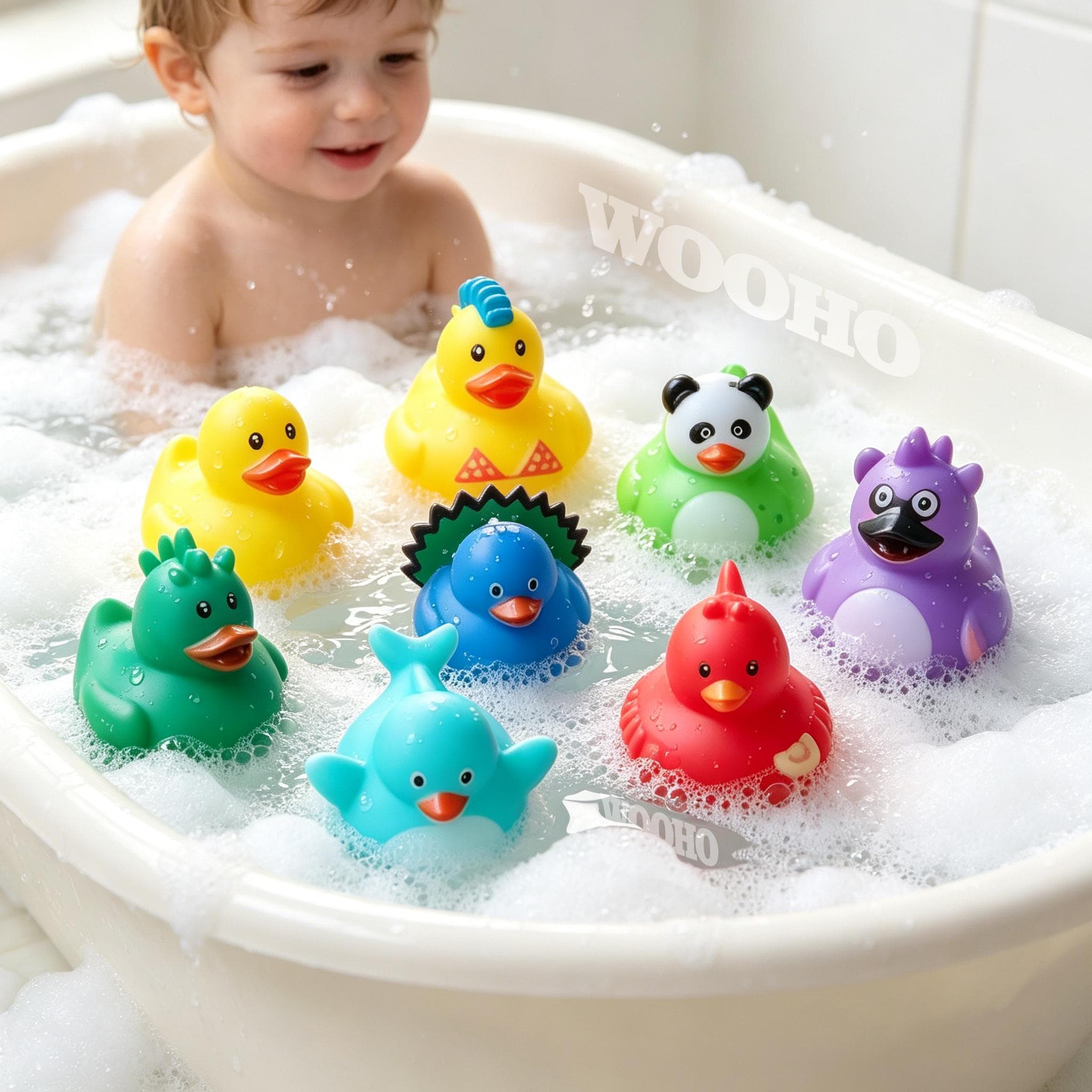 Mini Rubber Duck Multipack Cute Bath Toys image 12