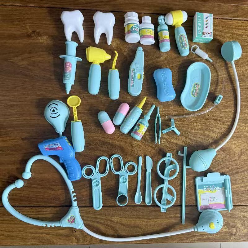 Portable Doctor Toy Set For Kids With image 14