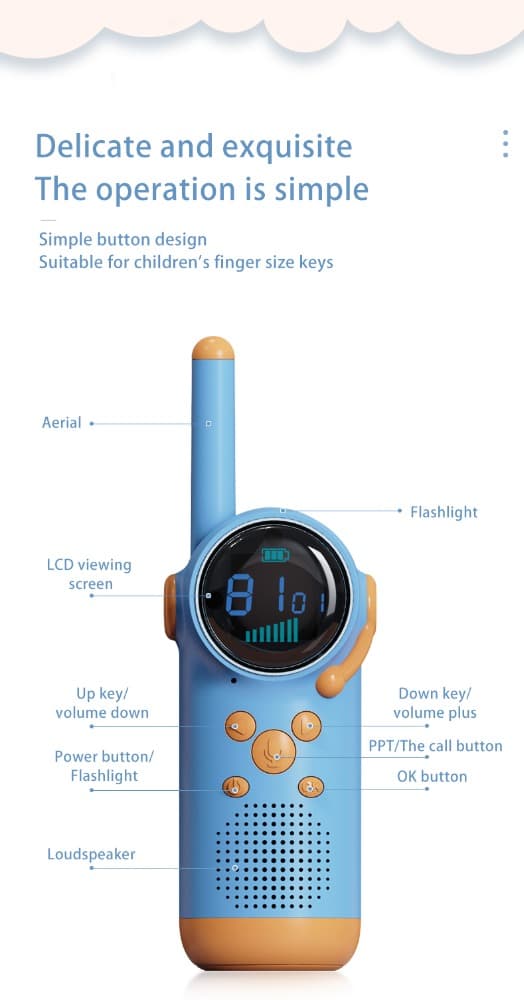 Blue And Pink Walkie-talkies - Two Packs image 3