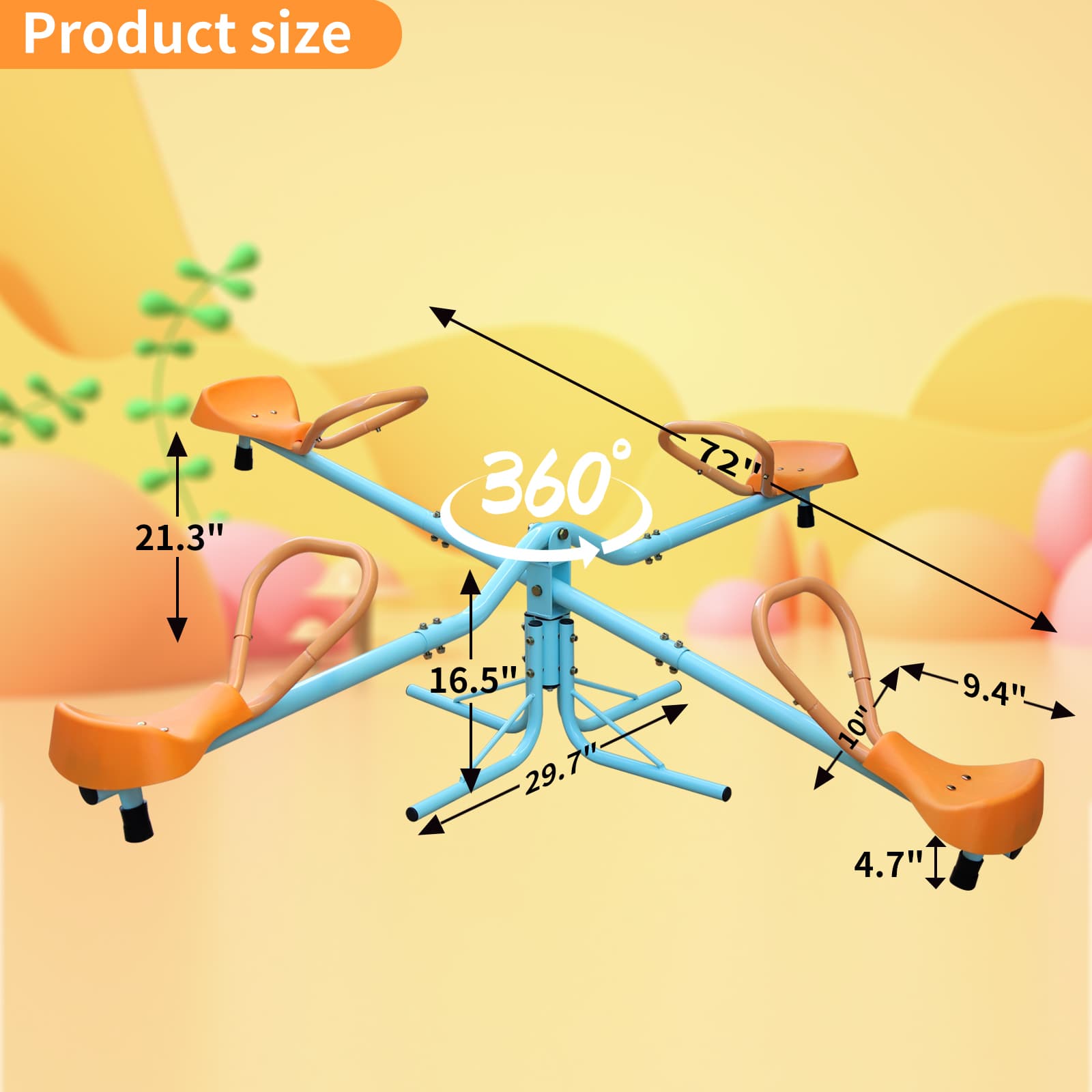 Outdoor Children's Rotating Seesaw image 9