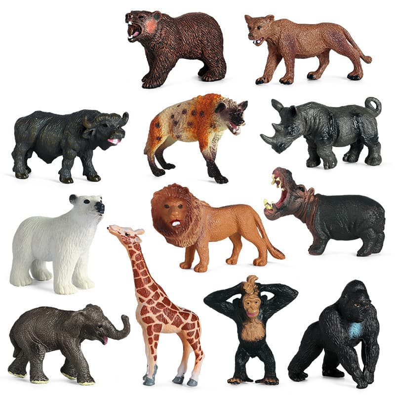 Children's Cognitive Solid Plastic Model Toys image 4