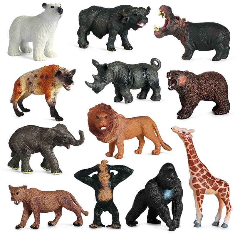Children's Cognitive Solid Plastic Model Toys image 3