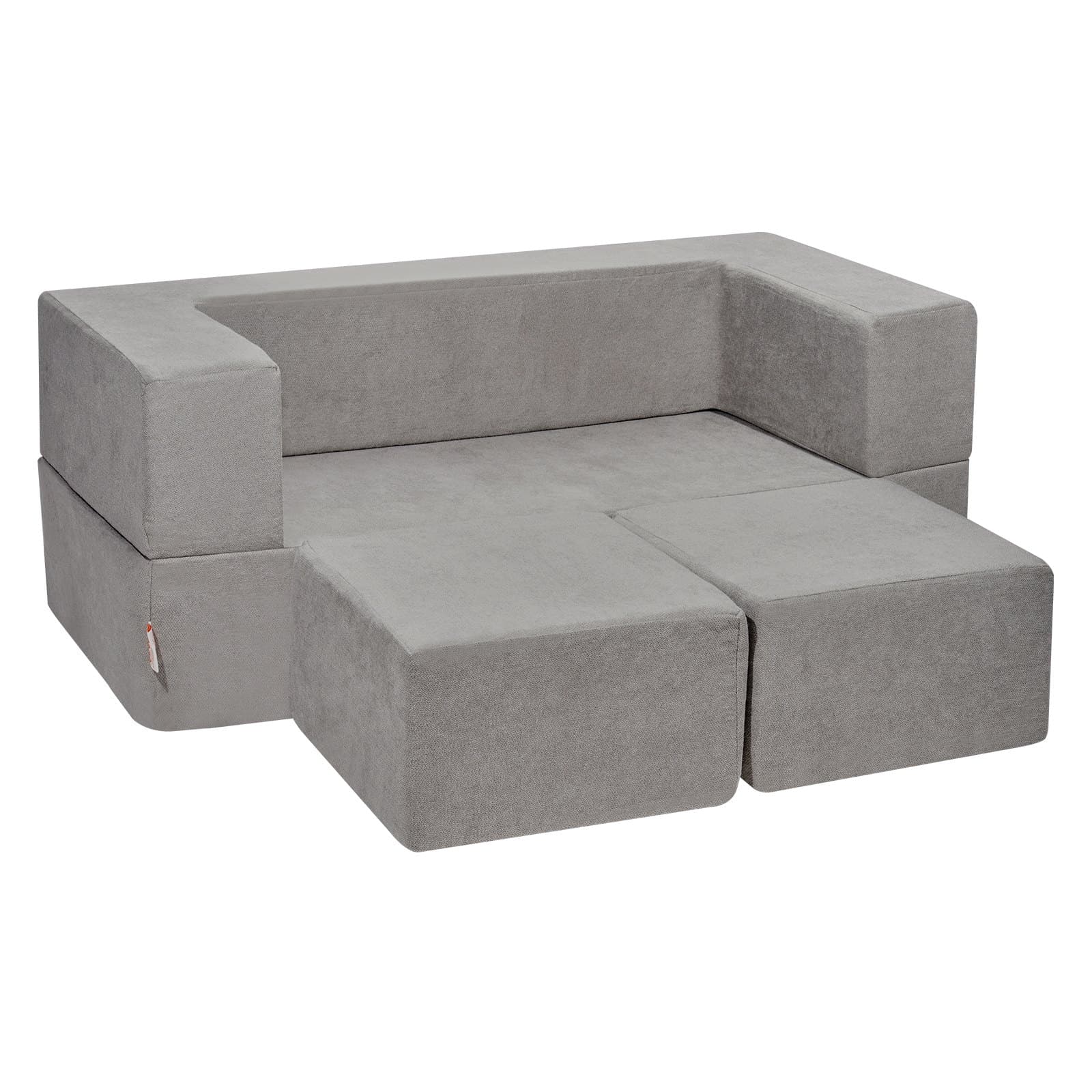 Kids Couch, 4Pcs Modular Kids Play Couch image 1