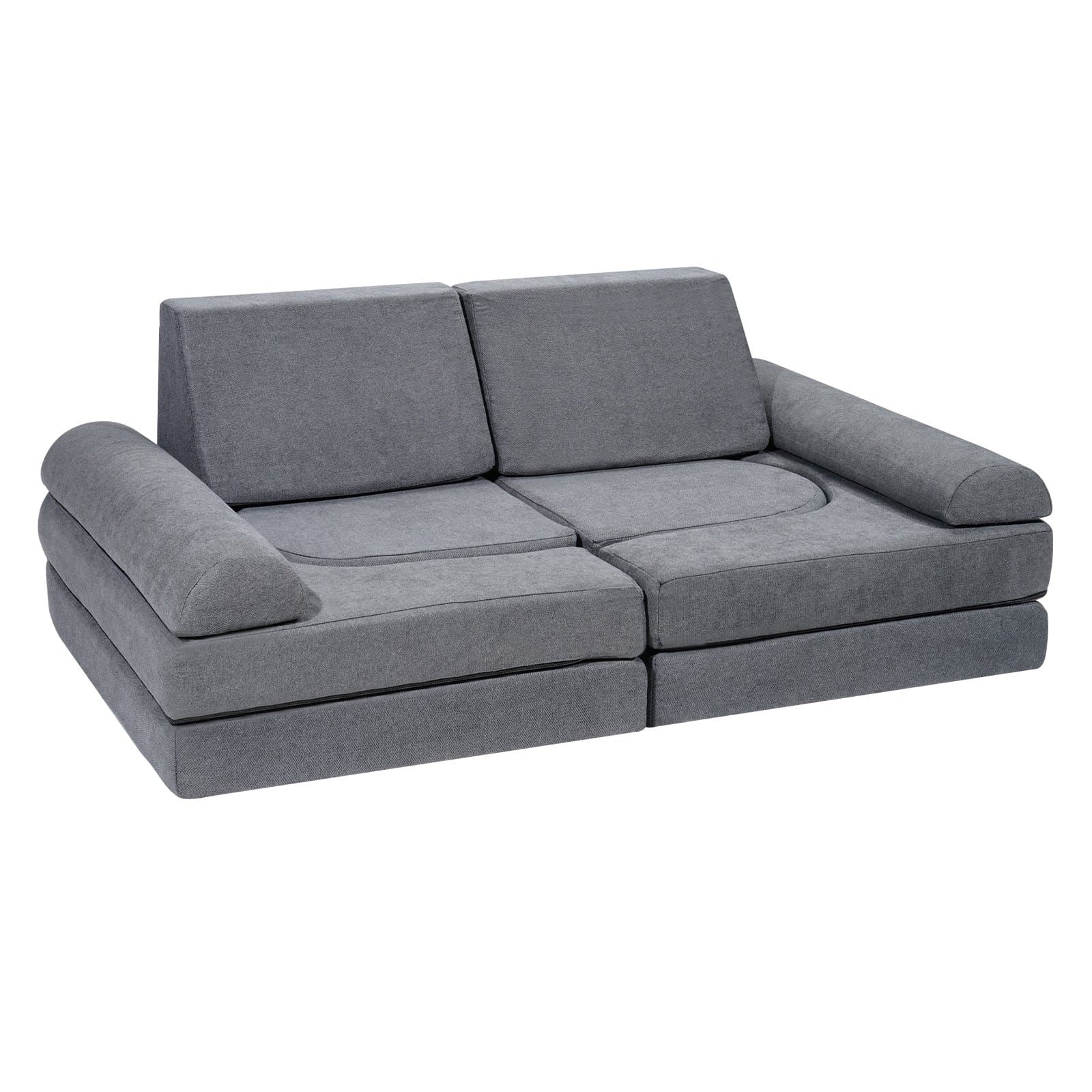 Kids Couch, 10Pcs Modular Kids Play Couch image 1