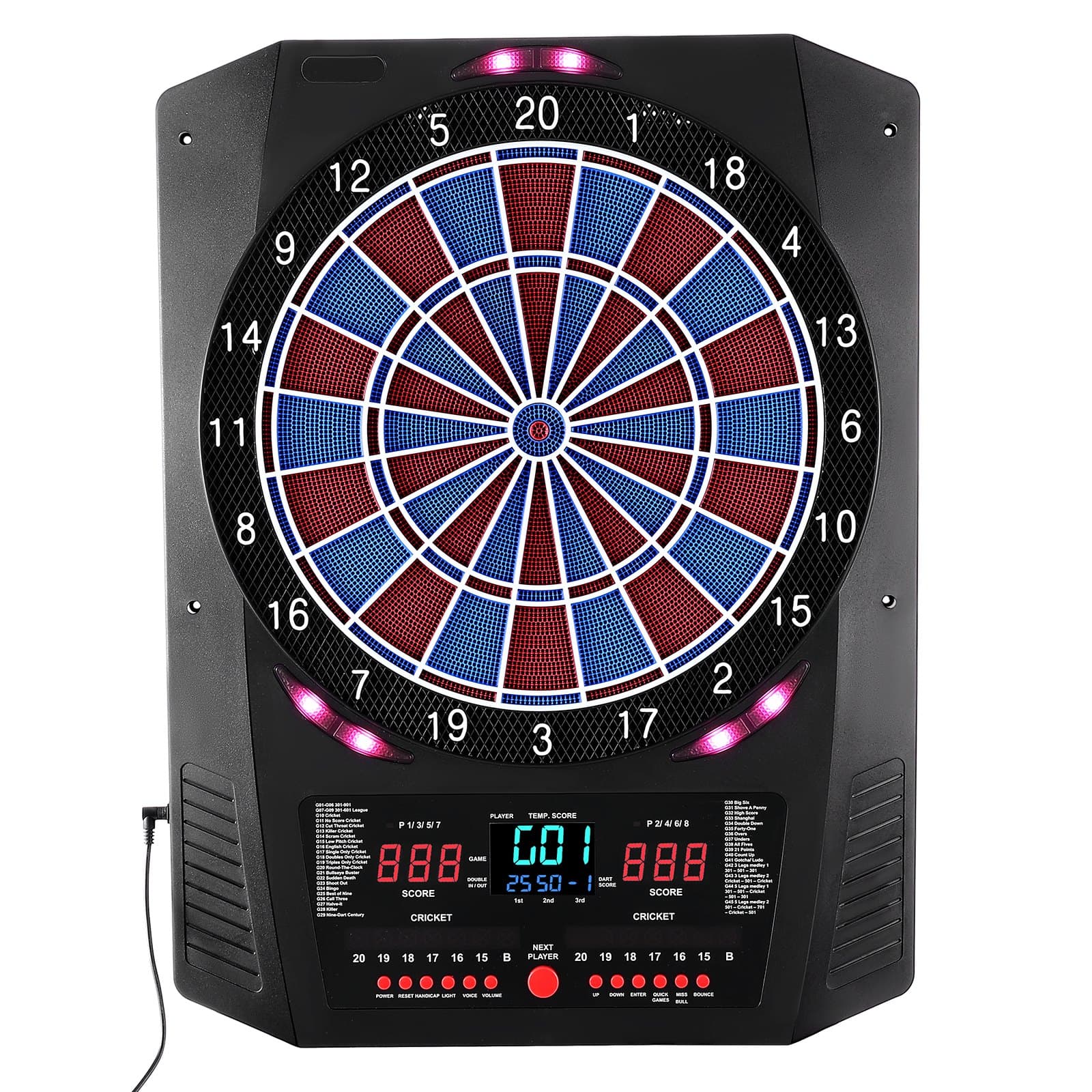 Electronic Dart Board, 13.5" Target Dartboard With image 1