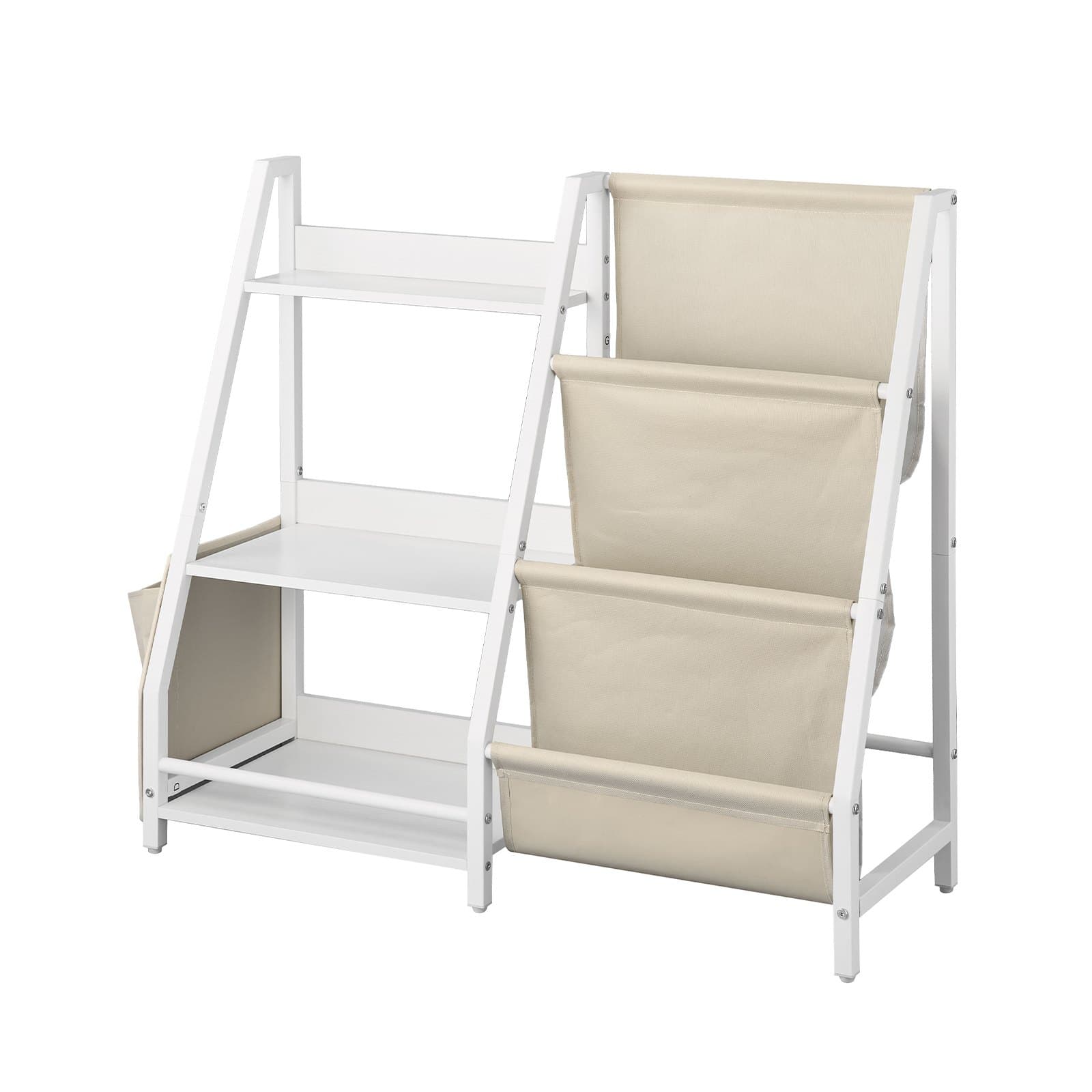 3-Tier Kids Bookshelf, Toy Storage Organizer For image 1