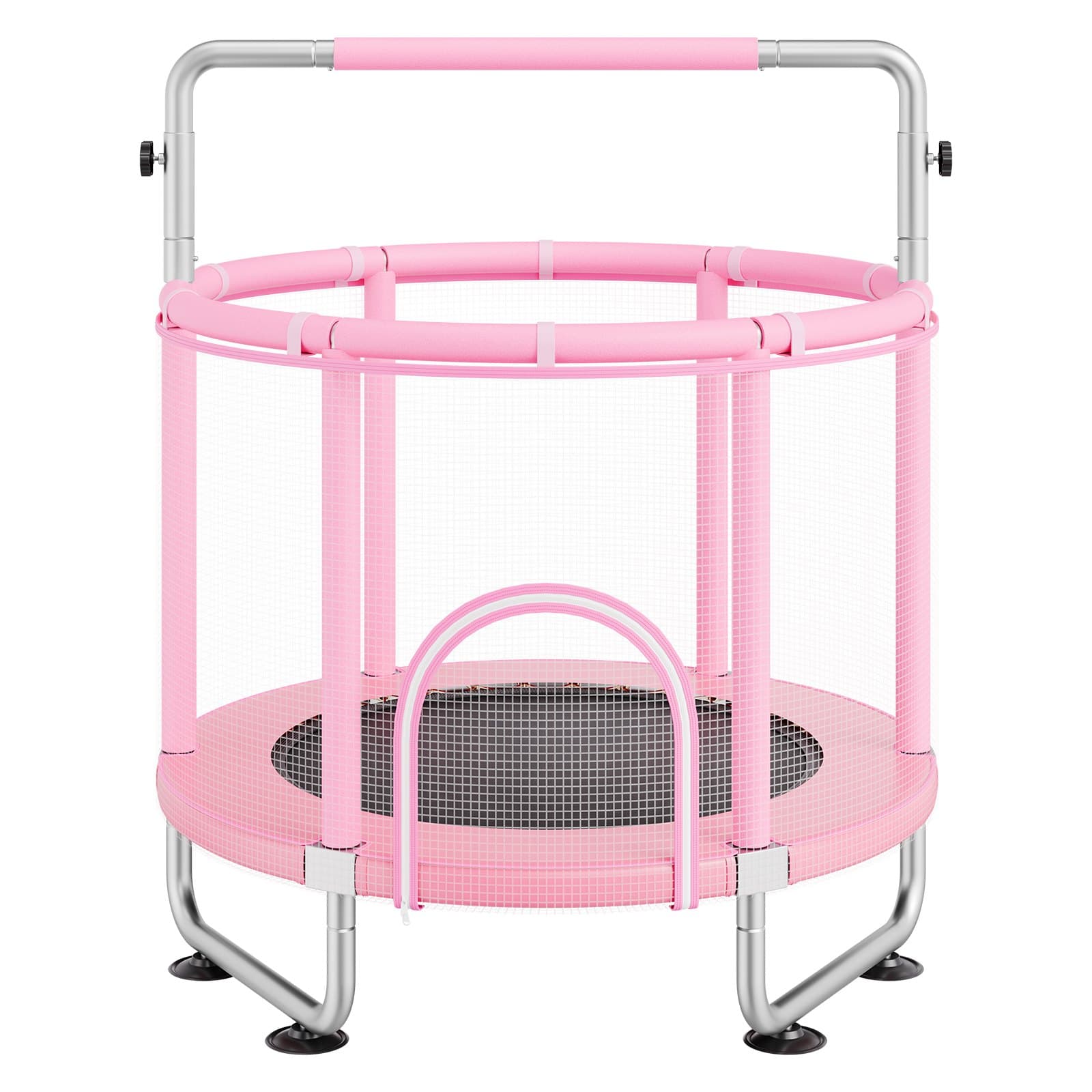55" Kids Trampoline, 4.6FT Indoor Outdoor Trampoline image 1