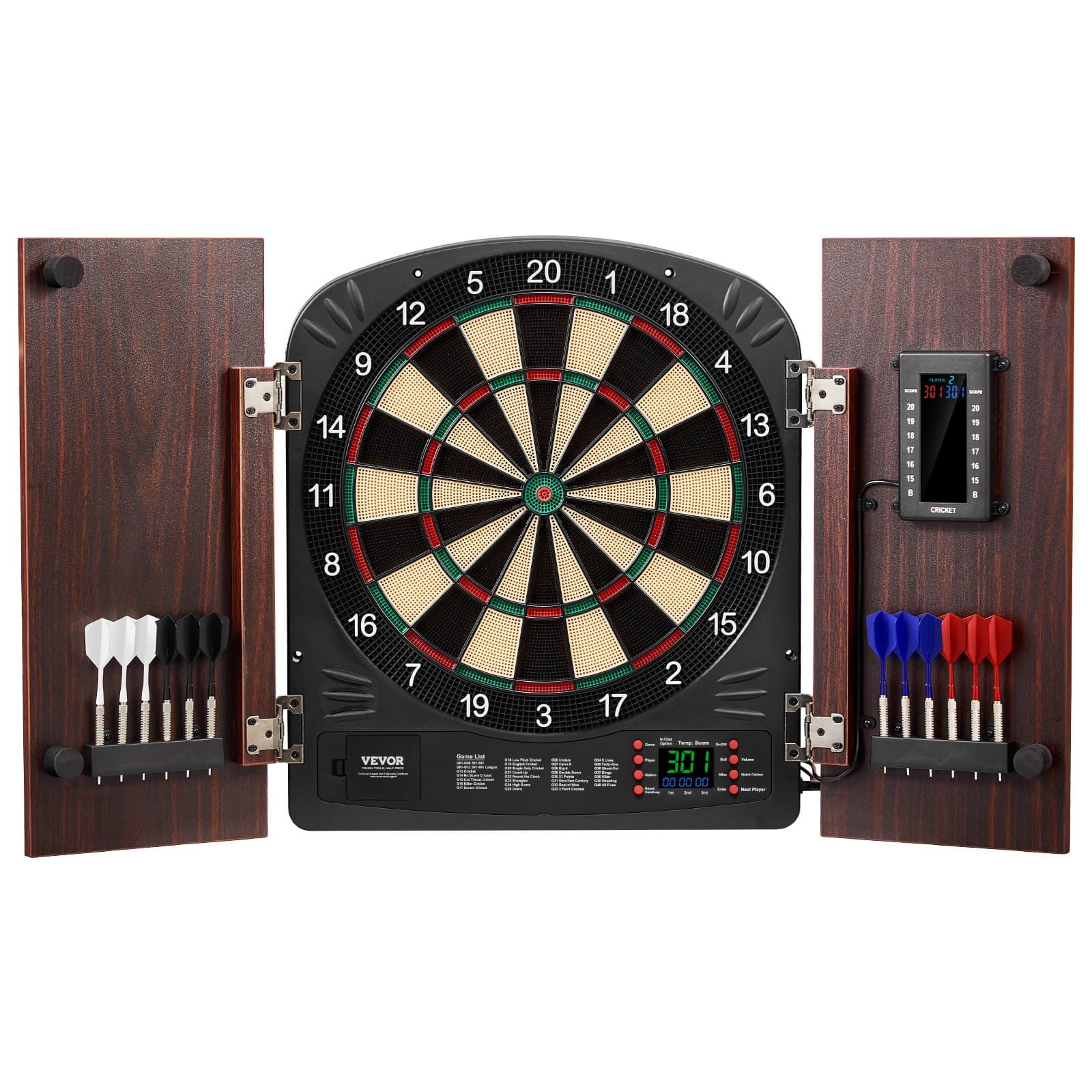 Dartboard And Cabinet Set, Ready-to-Play Bundle Dartboard image 1