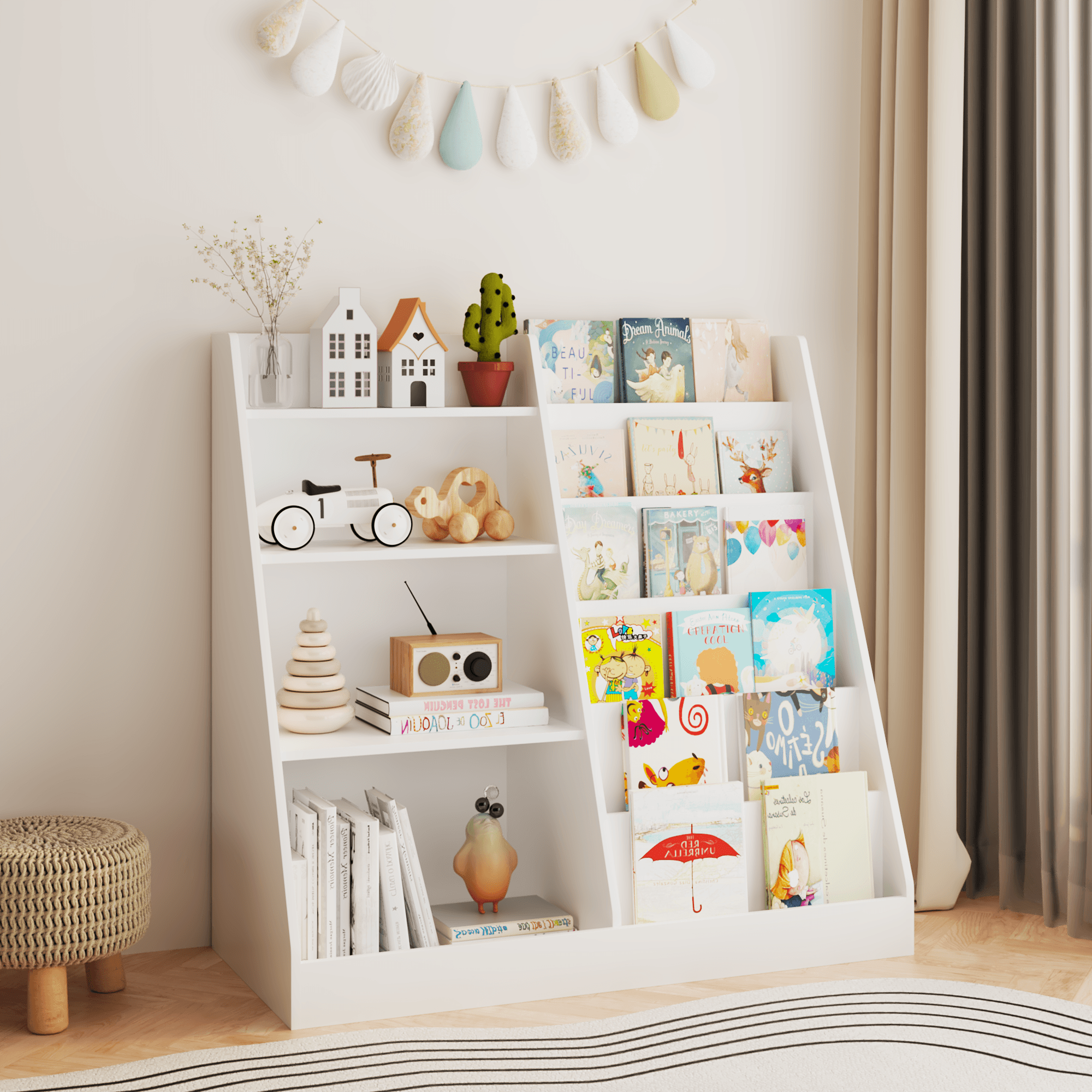 New Kids Bookshelf And Toy Storage Organizer image 1