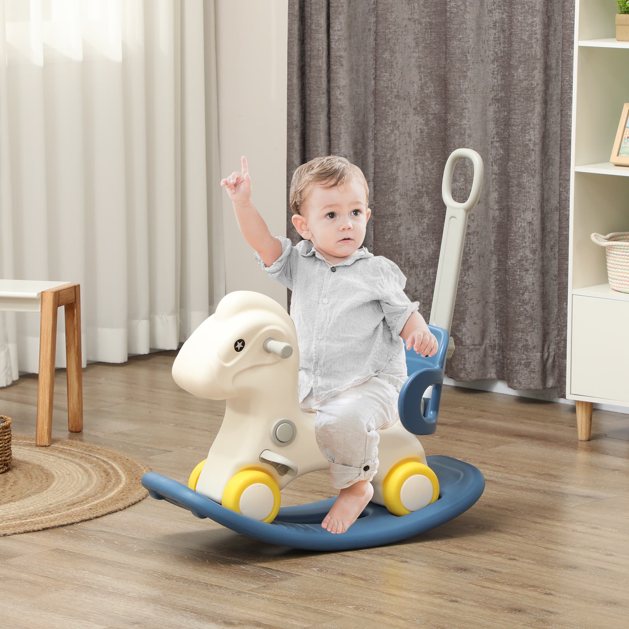 4 in 1 Rocking Horse for Toddles image 1