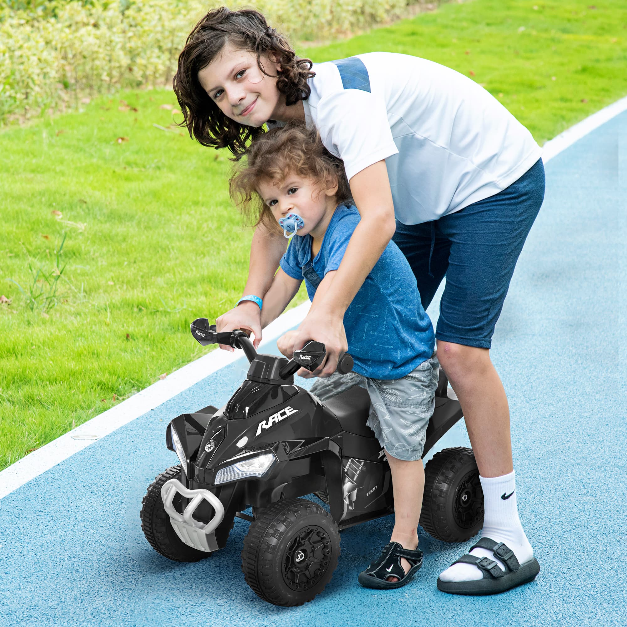 NO Power Kids Ride On Push Car image 1