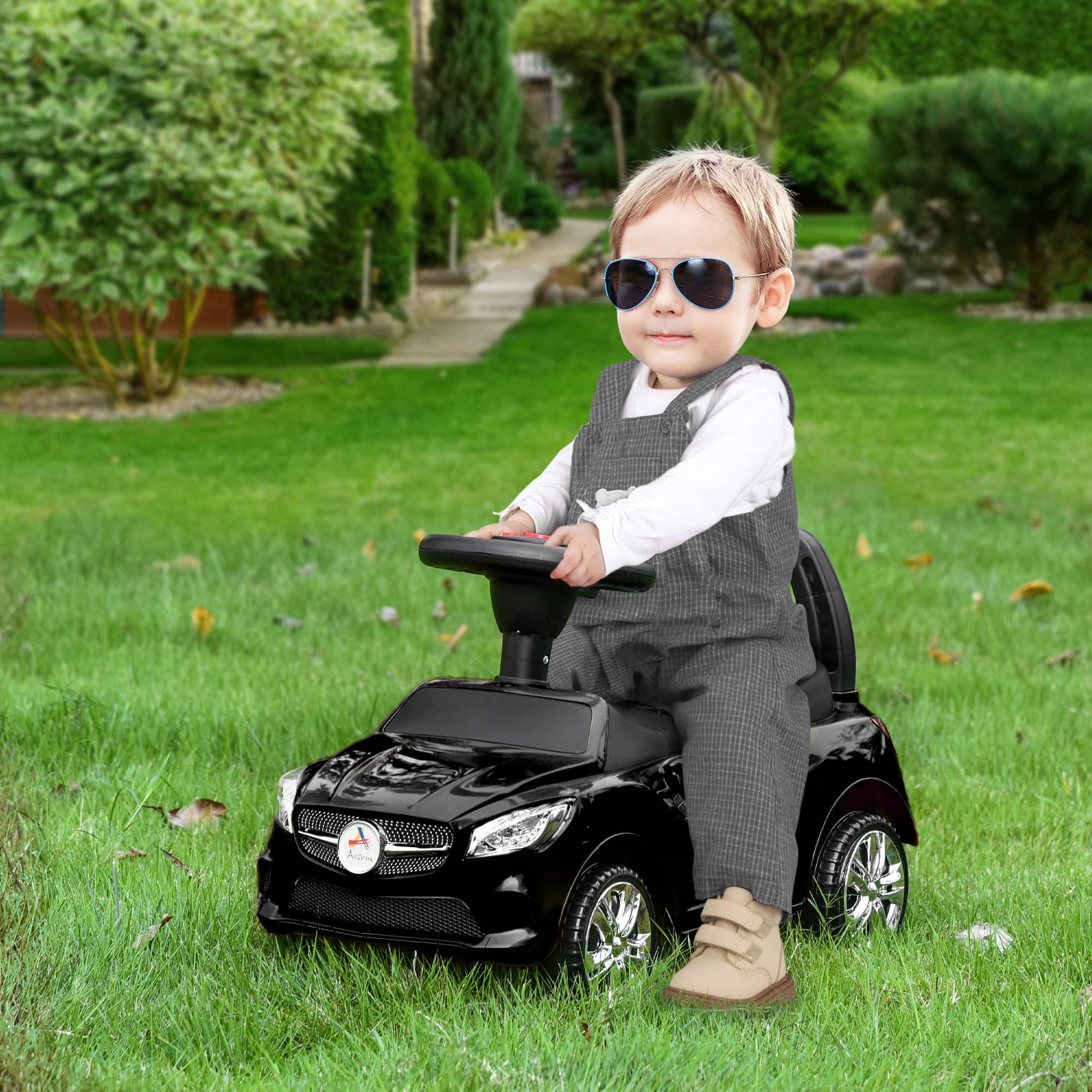 Kids Ride On Push Car, Foot-to-Floor Walking image 1