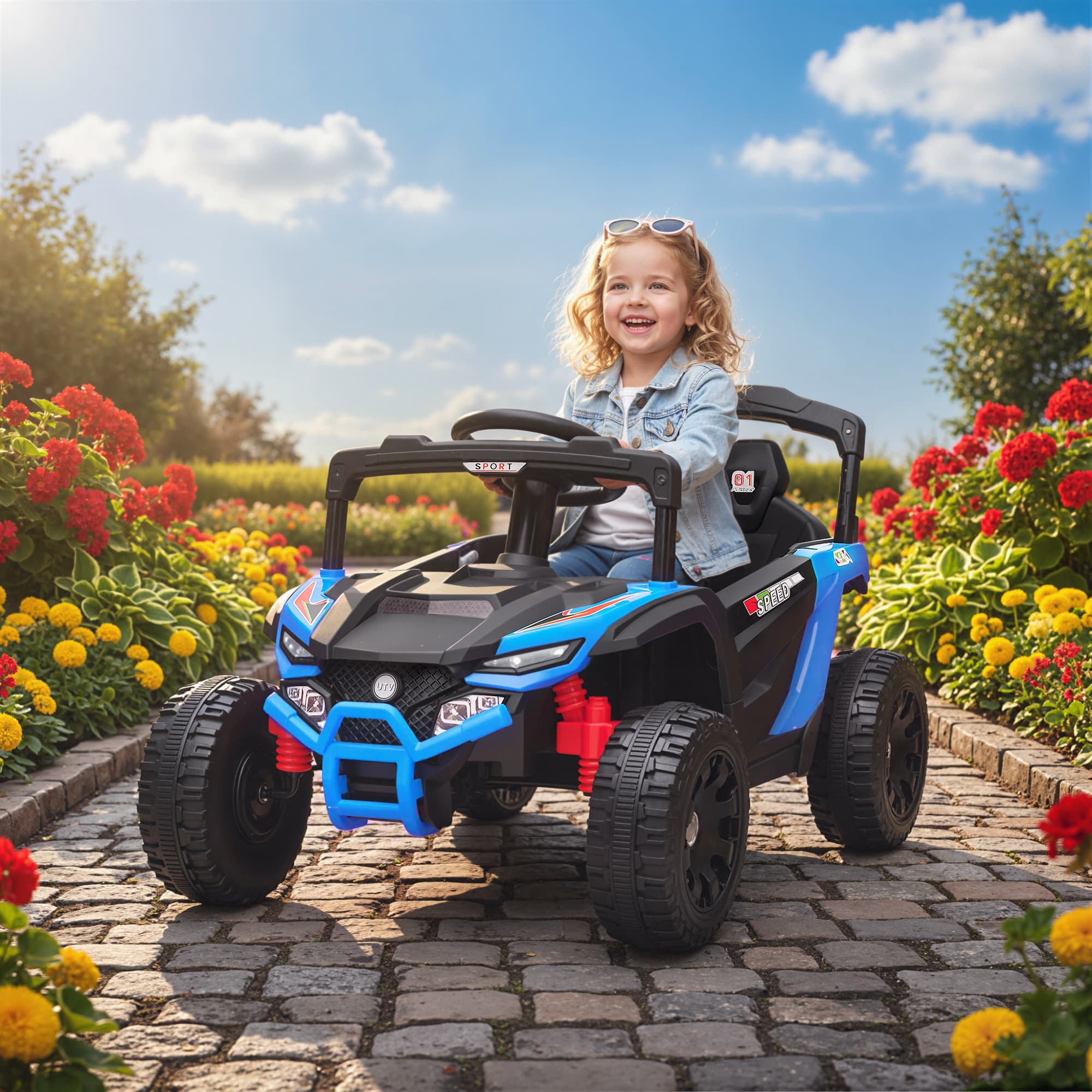 12V Kids Ride On Truck, Battery Powered image 1