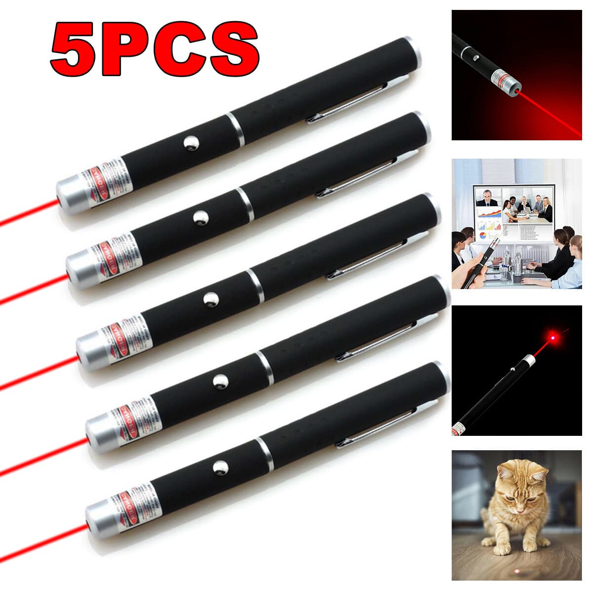 650nm Red Laser Pointer Pen Light Visible image 1