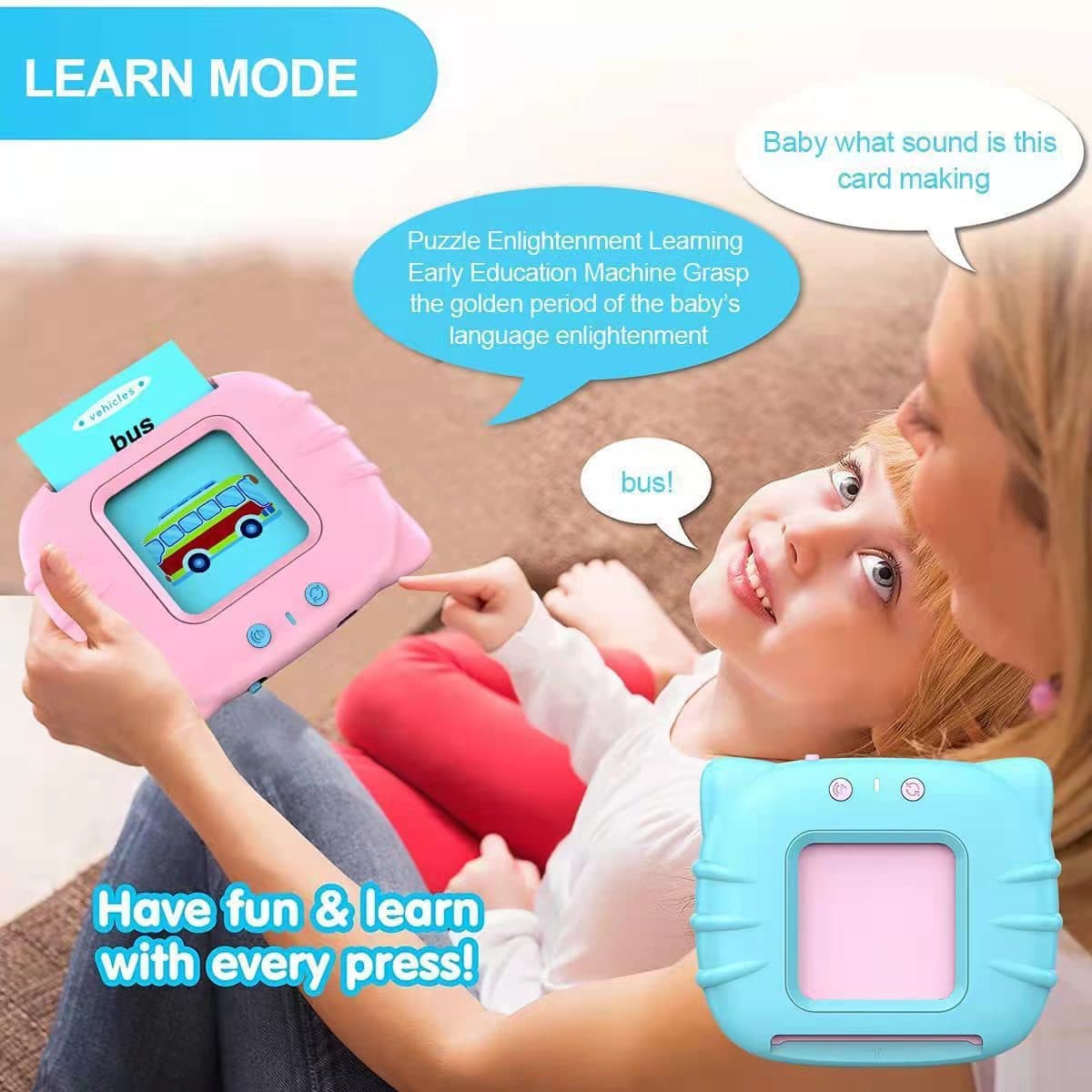 Children's Enlightening Early Education Smart Pure English Card image 1