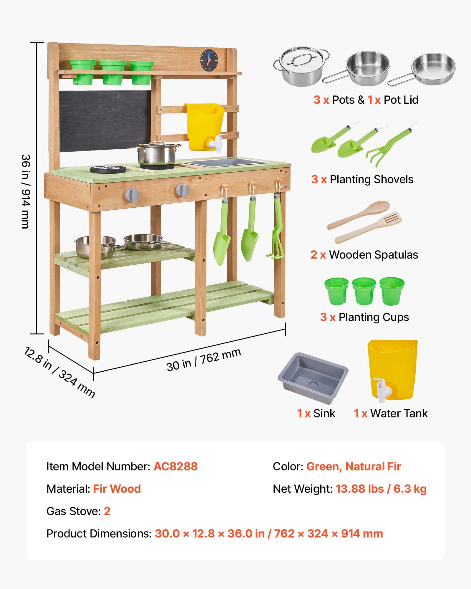 Mud Kitchen, Outdoor Mud Kitchen For Kids image 1