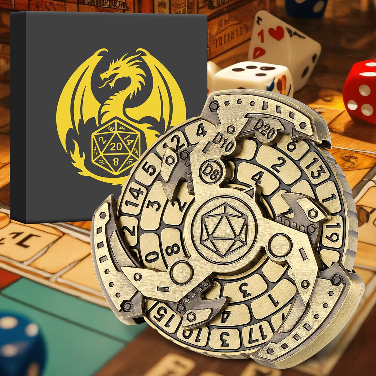 Wind And Fire Wheel DND Dice Wheel image 1