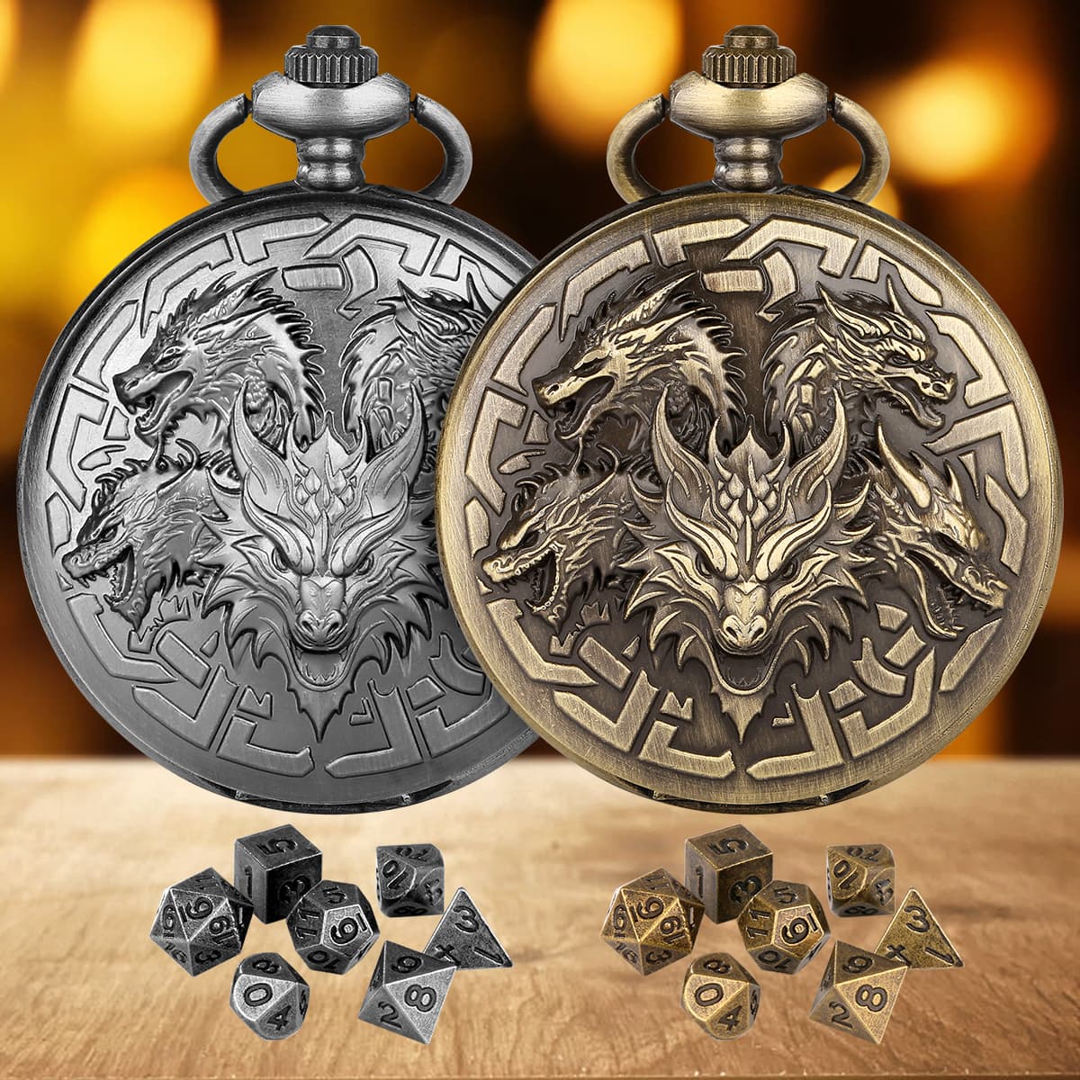 Retro Creative Pocket Watch Shaped Tabletop Game image 1