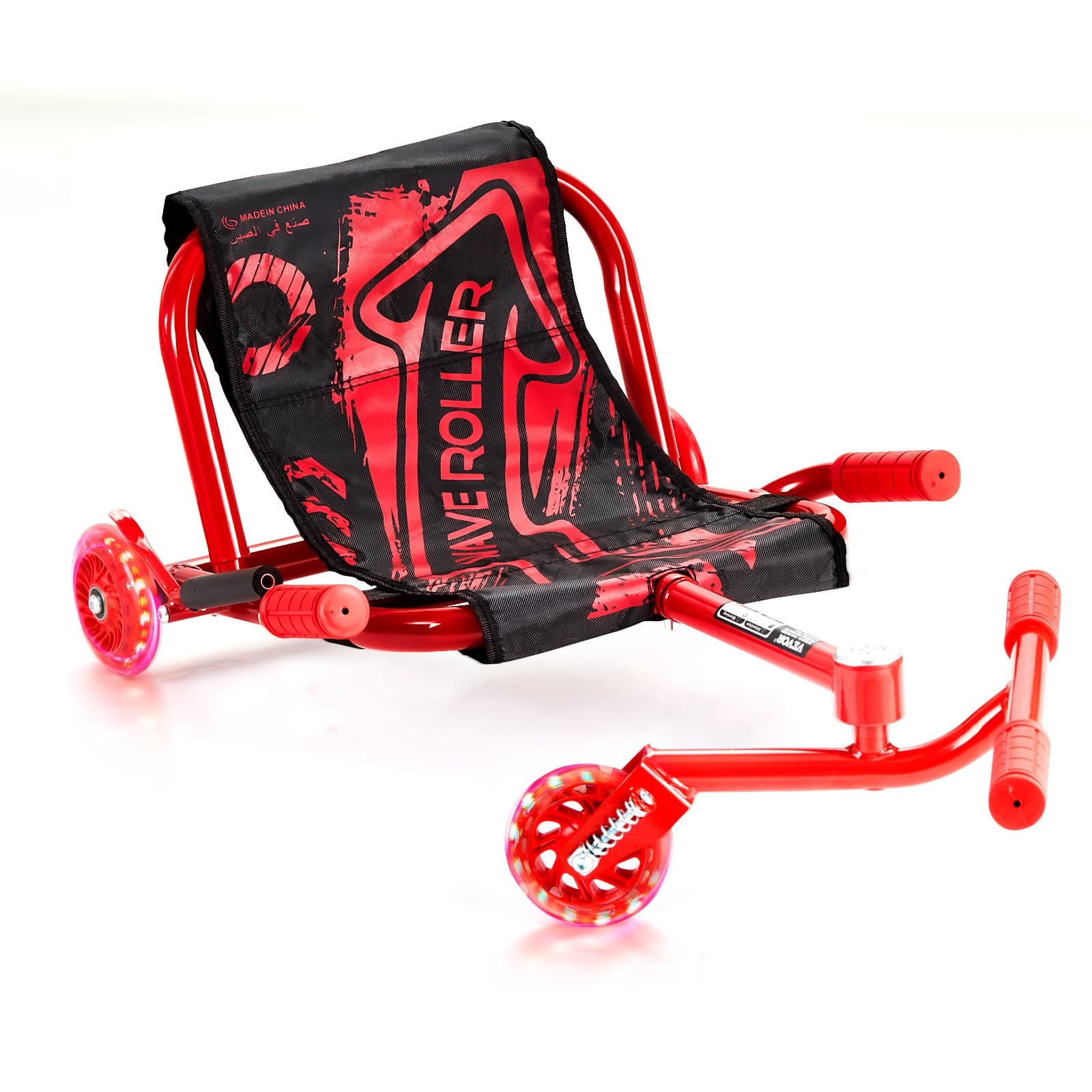 Ride On Scooter 132 Lbs Powered By Zig-Zag Motion Drift Cart For Kids Ages 4+ image 1