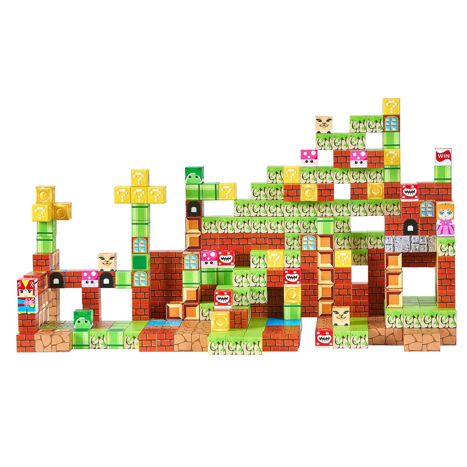 Magnetic Blocks 100 PCS Magnet Blocks Set image 1